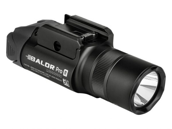 Olight Baldr Pro R NOIR - Lampe Tactique 1350 lumens avec Laser Vert