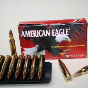 Munitions Federal American Eagle cal .223 Rem 55 grs FMJ-BT (boite de 20)