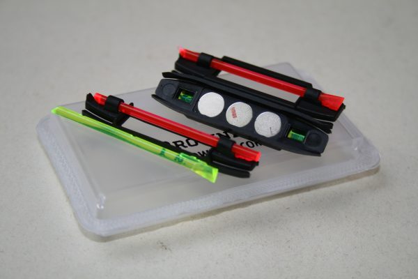 Guidon aimanté Hi-Viz fibre optique pour fusil (montage sur bande ventilée) – Image 2