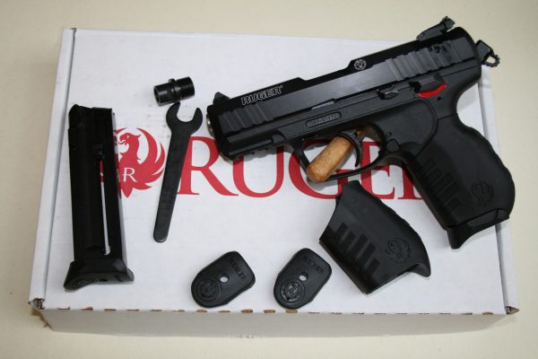 Pistolet Ruger SR 22 PBT Bronzé fileté Cal 22 Lr