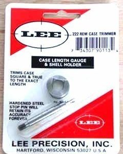 Lee Case Length Gauge et Shell Holder 222Rem (90113)