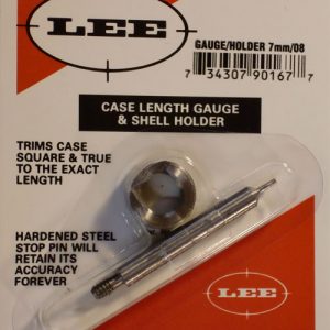 Lee Case Length Gauge et Shell Holder 7/08 (90167)