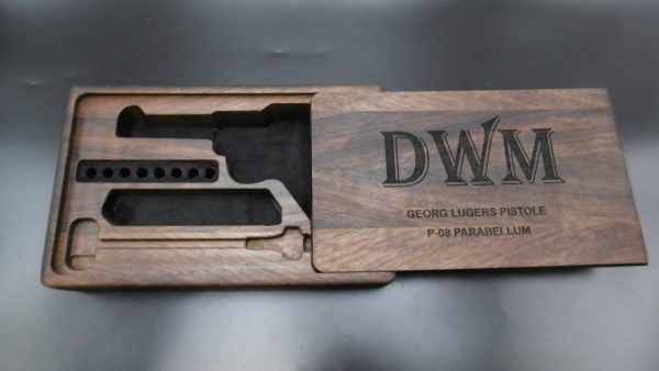 Coffret bois pour Pistolet P08  DWM – Image 2
