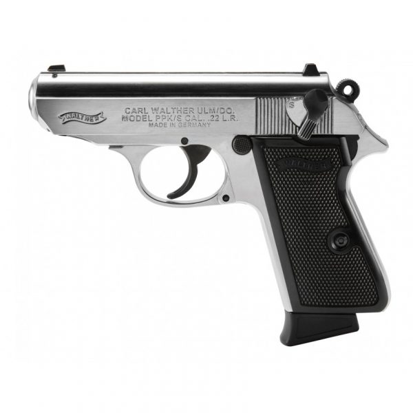 Pistolet Walther PPK/S NICKEL, 10 CPS 22LR
