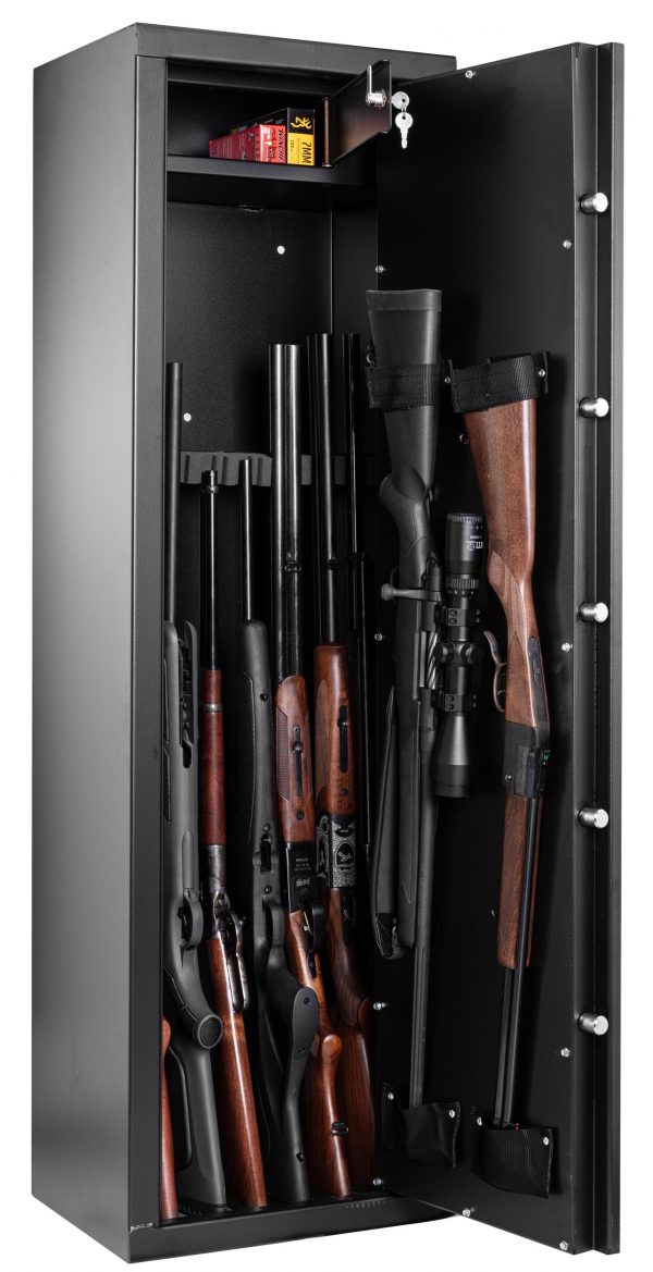 Coffre Rietti 10 armes à serrure à clef - 150 cm - 2mm