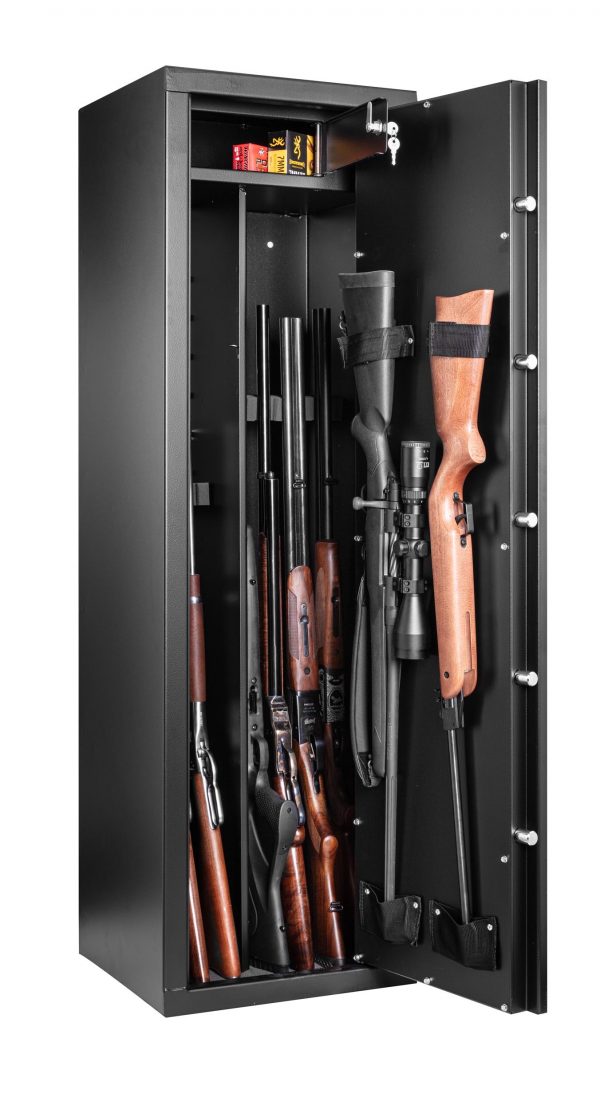 Coffre Rietti 9 armes à serrure à clef - 150 cm - 2mm – Image 5
