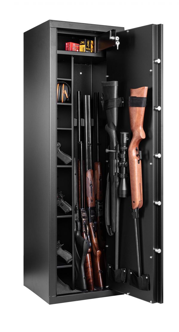 Coffre Rietti 9 armes à serrure à clef - 150 cm - 2mm – Image 4