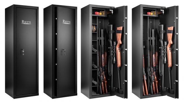 Coffre Rietti 9 armes à serrure à clef - 150 cm - 2mm