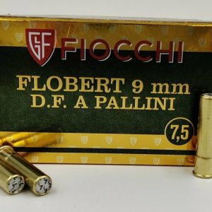 Boite de 50 munitions Fiocchi 9mm Flobert plombs n° 9
