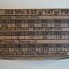 100 Munitions GGG .308 winch FMJ  9.55 g (147 grs) (lot de 5 boites) – Image 2
