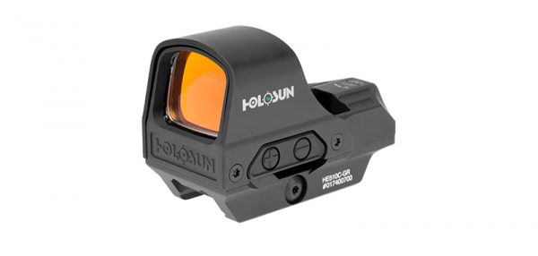 Point rouge Holosun Reflex Dot HS 510 C Noir  Réticule Vert (Solaire) – Image 2