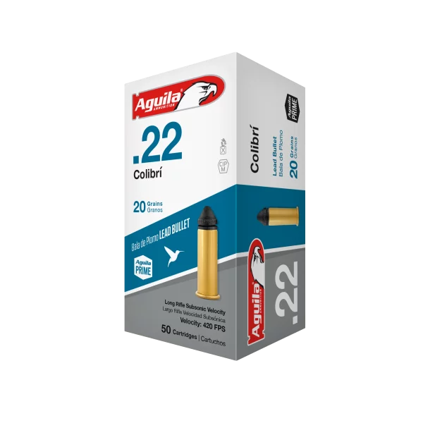 Munitions Aguila  BOSQUETTE 22 Lr COLIBRI 20 grs / 500