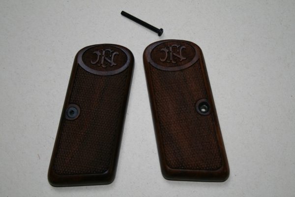 Plaquettes bois quadrillées pour pistolet Browning 1910