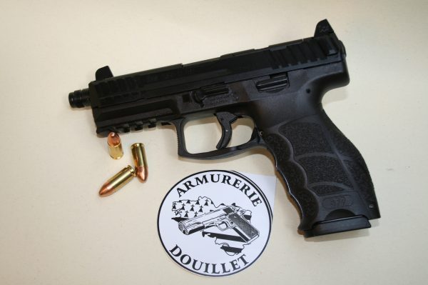 Pistolet HK SFP9 Optic Ready SD Fileté  Cal 9x19 "Visée haute"