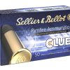Munitions Sellier Bellot 22 Lr Club LRN 40 grs x 50