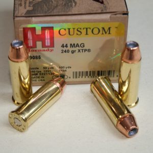 Munitions Hornady 44 mag Custom 240 grs XTP