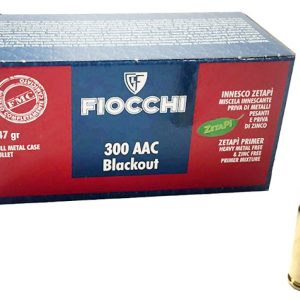 Munitions Fiocchi 300 AAC Blackout 147 grains FMJ (boite de 50)