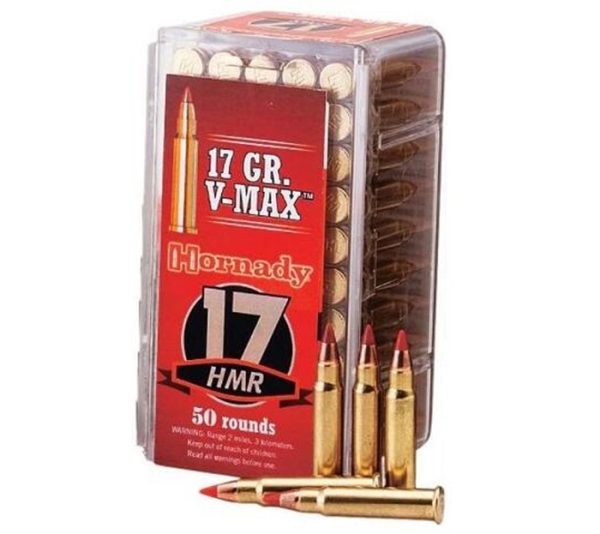 Munitions Hornady 17HMR V-Max 17 grains
