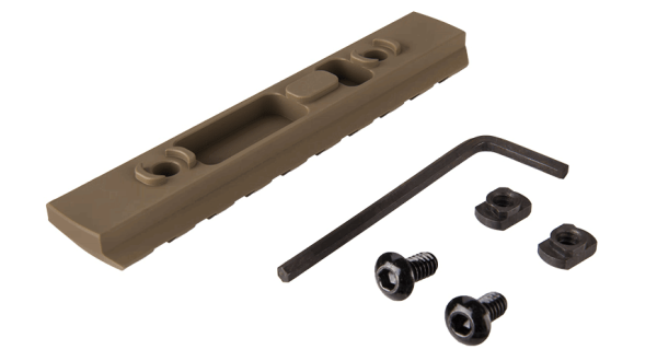 rail aluminium M-LOK 9 slots TAN – Image 3