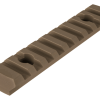 rail aluminium M-LOK 9 slots TAN