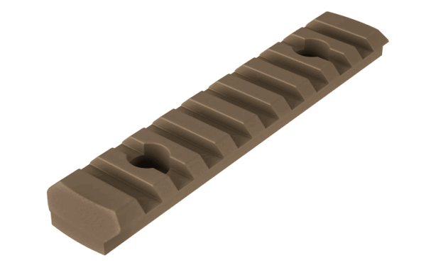 rail aluminium M-LOK 9 slots TAN