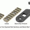Garde main flottant Keymod 15" Tan pour AR15 – Image 2