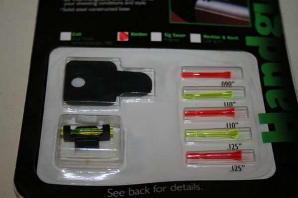 Guidon Fibre Optique Hi-Viz pour pistolet Kimber (HKB1001)