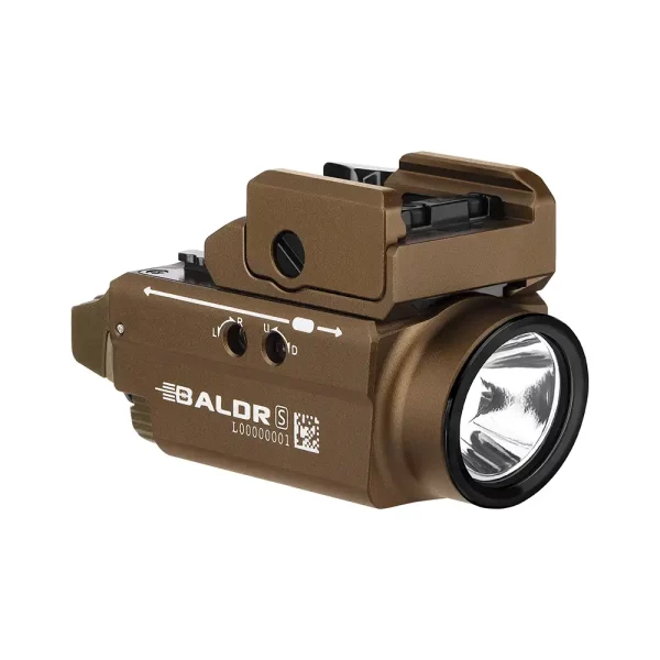 Olight Baldr S TAN- Lampe torche 800 lumens avec Laser Vert – Image 5
