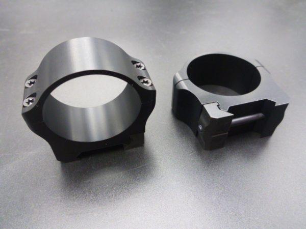 colliers HMS 34 mm bas pour rail Weaver/picatinny