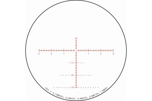 Lunette TRIJICON TENMILE 5-50X56 SFP EXTREME LONG RANGE MRAD ROUGE/VERT DIAM.34MM – Image 2