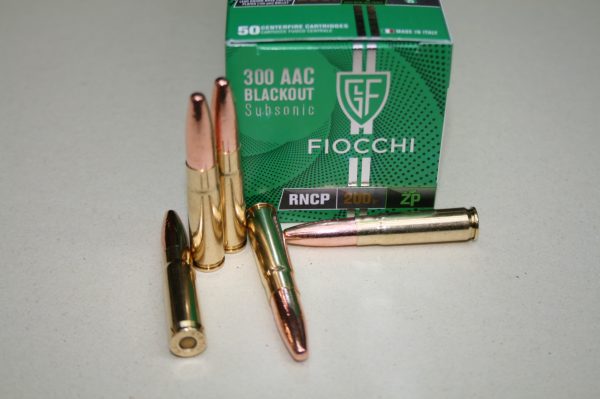 Munitions Fiocchi 300 AAC Blackout 200 grains FMJ SUB (boite de 50)
