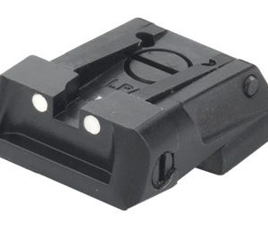Hausse réglable LPA point blanc Colt XSE, Combat, Competition, Delta, STI Tactical, Novak cut