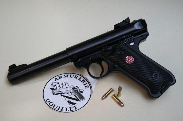 Pistolet Ruger Mark IV Target Bronzé Cal 22 Lr