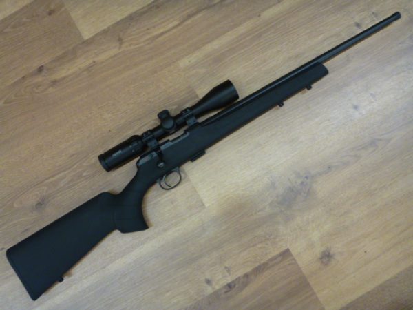 kit Carabine CZ 457 SYNTHÉTIQUE Cal 22lr + HAWKE 3-9X40 et montage diam 25,4 – Image 5