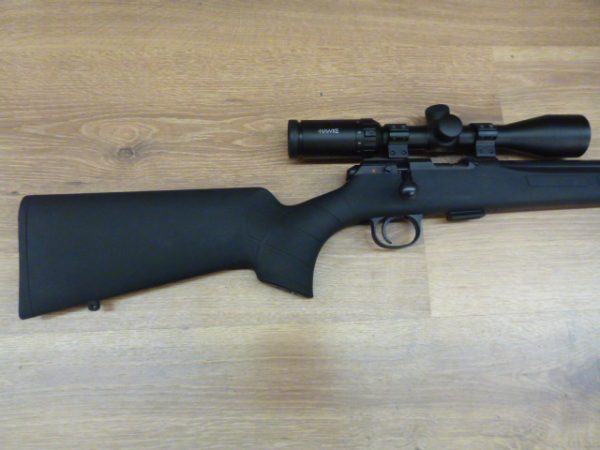 kit Carabine CZ 457 SYNTHÉTIQUE Cal 22lr + HAWKE 3-9X40 et montage diam 25,4 – Image 4