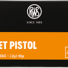 Munitions RWS Target pistol Cal 22 lr X500