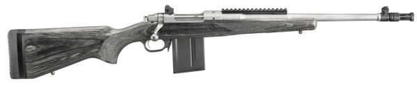 Ruger GUNSITE SCOUT KM77-GS Cal 308 canon 46 cm inox