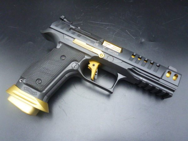 Pistolet Q5 MATCH SF LIMITED EDITION GOLD WALTHER CAL 9X19, 18 COUPS