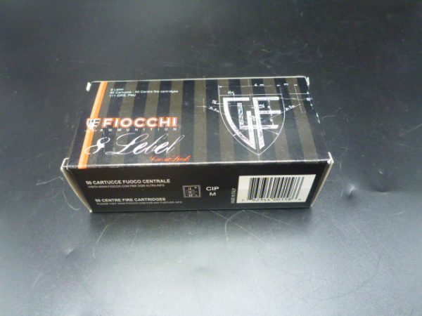 Munition Fiocchi cal 8 mm revolver 1892  111gr FMJ