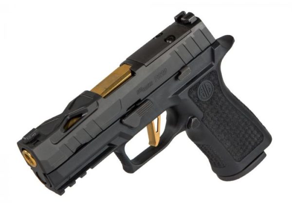PISTOLET SIG SAUER P320 X-COMPACT SPECTRE GOLD 9MM – Image 2