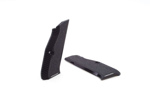 Poignées pistolet Armanov PGCZ1 MaXXXGrip NOIRE pour CZ Shadow 2, SP-01 taille large
