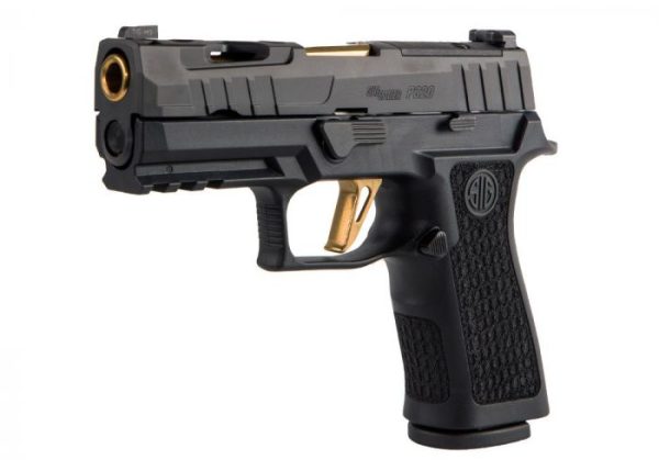 PISTOLET SIG SAUER P320 X-COMPACT SPECTRE GOLD 9MM – Image 3