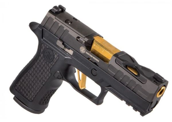 PISTOLET SIG SAUER P320 X-COMPACT SPECTRE GOLD 9MM