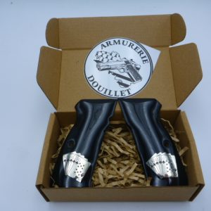 Plaquettes synthétique noire CZ 75-85-shadow 1 (CZ1-1)
