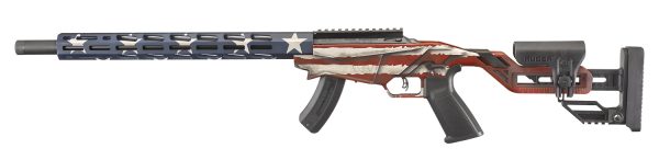 Carabine RUGER PRECISION RIMFIRE .22LR  18" "American Flag" – Image 4