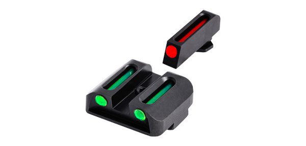Hausse et guidon Fibre Optique Truglo pour Glock (bas)