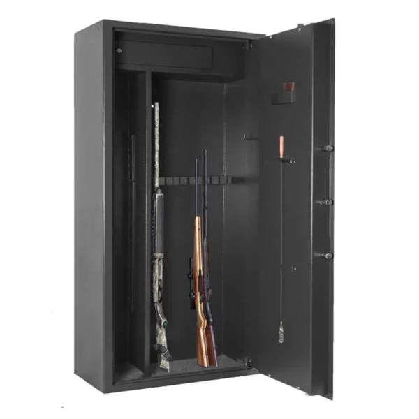 Coffre ELITE 8 ou 16 armes avec lunette/coffre intérieur+étageres modulable