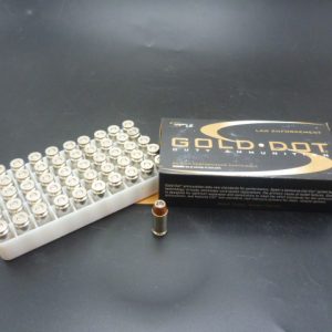 Munitions Speer cal .40 sw 180 grs GDHP (Gold Dot HP)