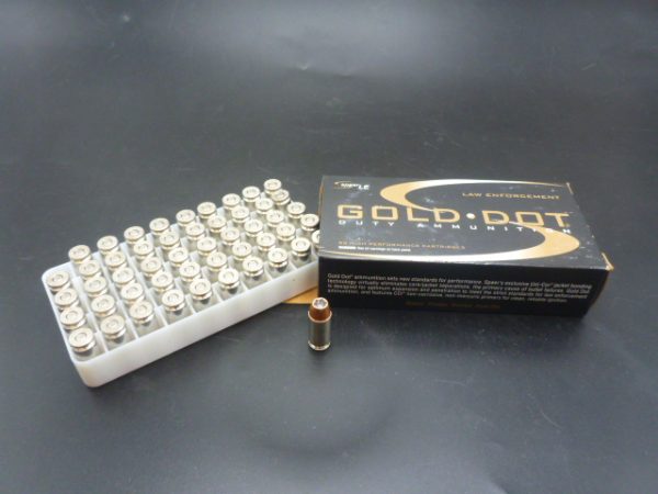 Munitions Speer cal .40 sw 180 grs GDHP (Gold Dot HP)