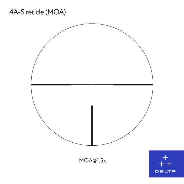 Delta optical Titanium HD1,5 - 9 X 45 réticule 4A S – Image 5